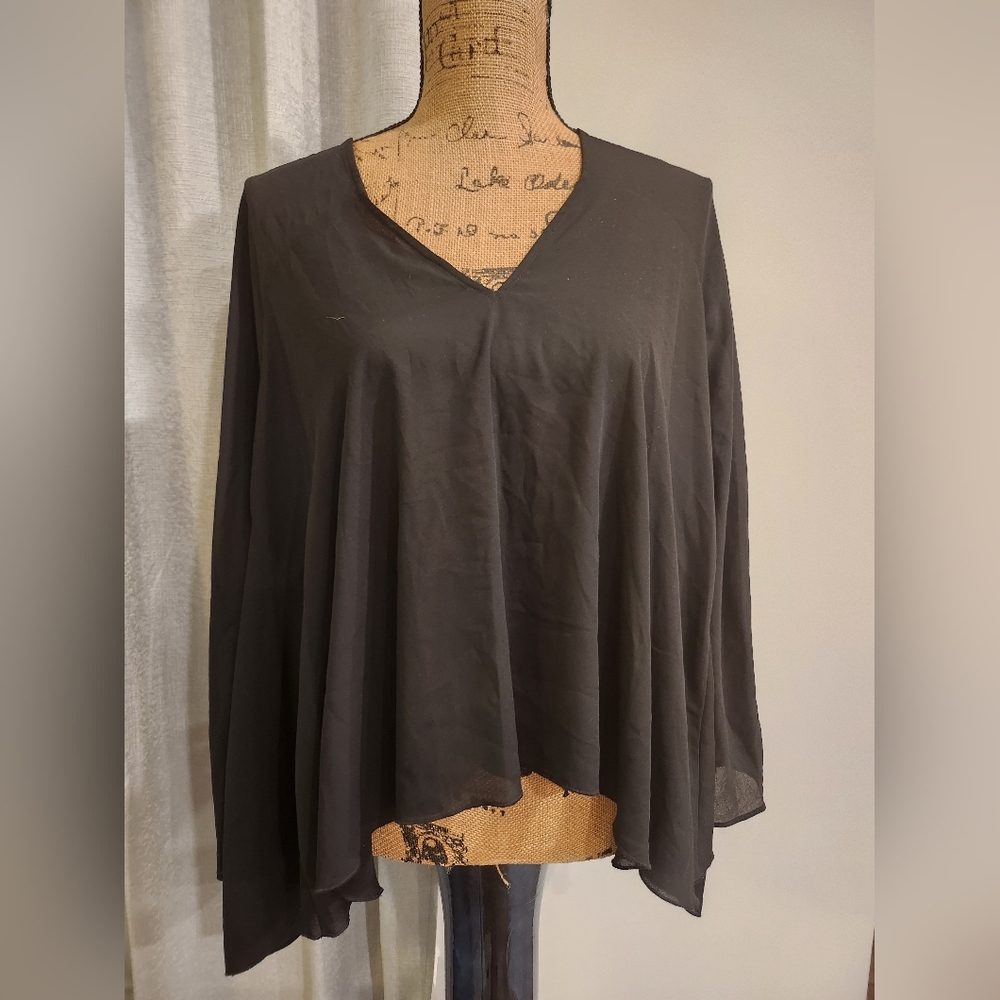 RACHEL RACHEL ROY BLACK BLOUSE SIZE XL